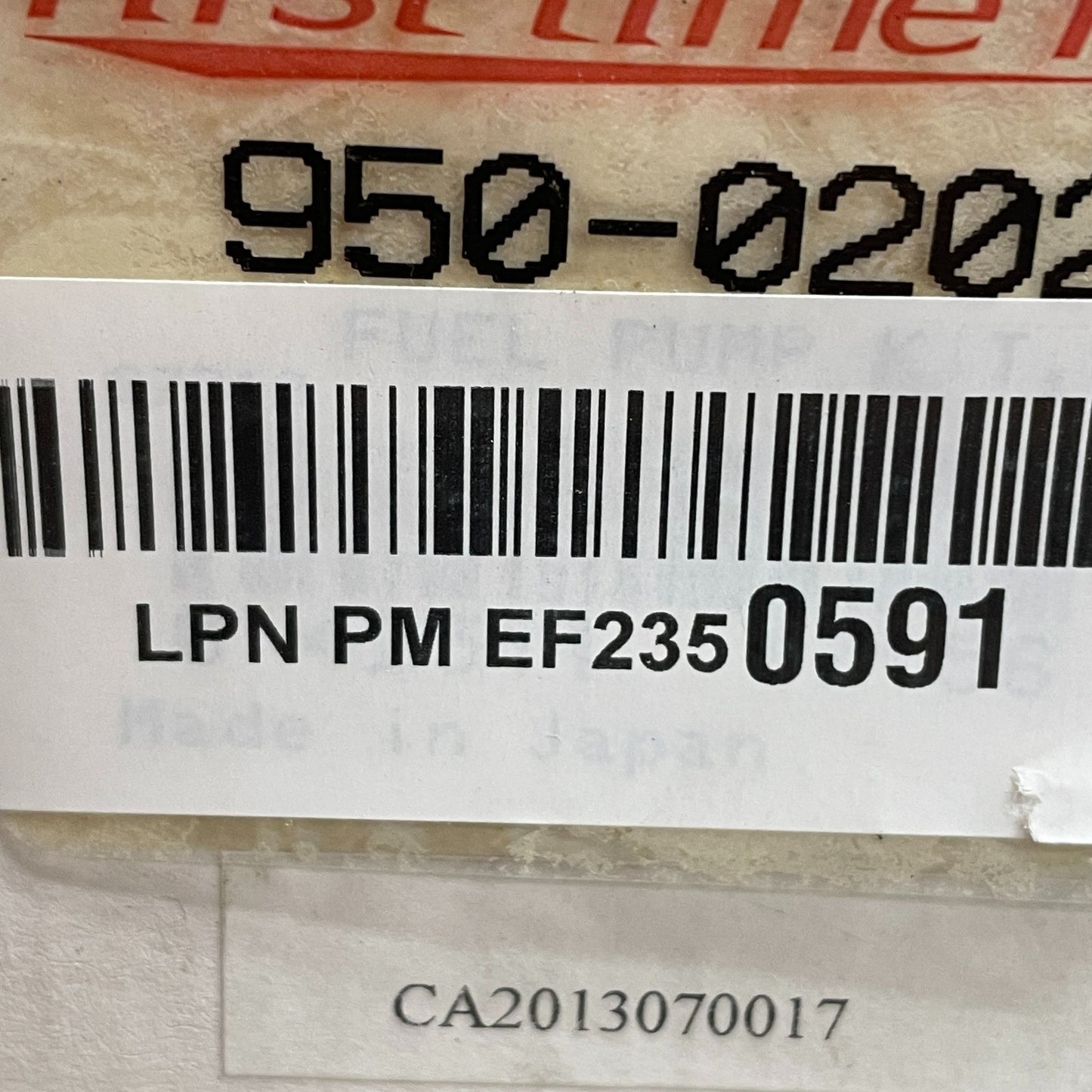 Denso 950-0202 Fuel Pump & Strainer Set First Time Fit Mounting Kit
