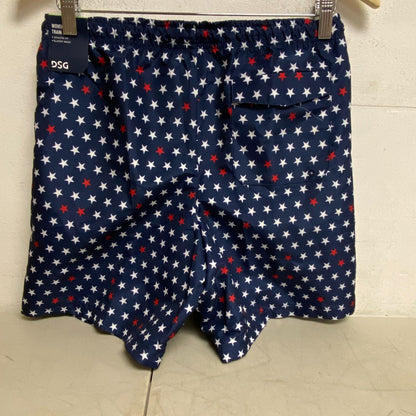 DSG Boy's Training Woven Volley Short Print University Navy Stars DAB12113PRT