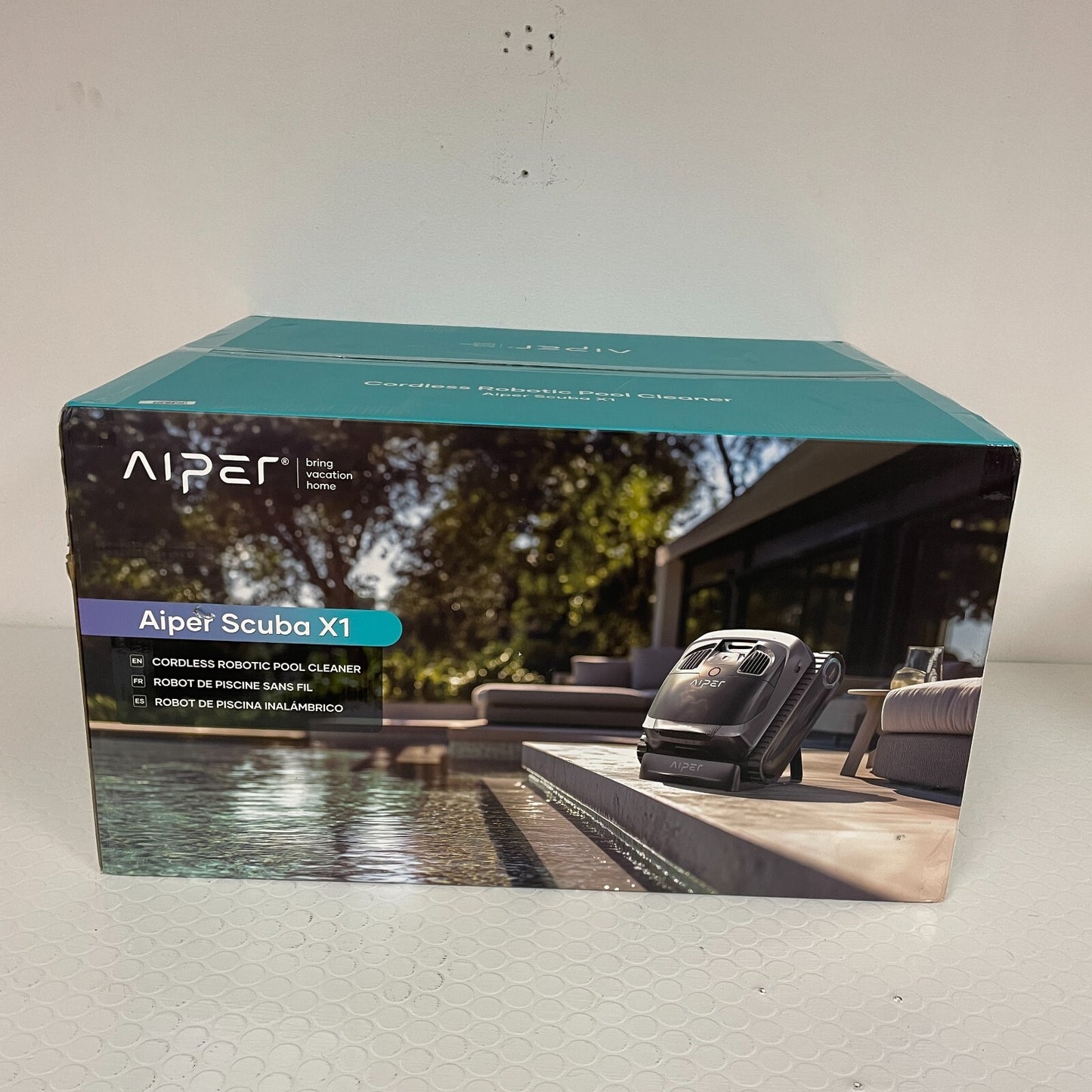 AIPER Scuba X1 Cordless Robotic Pool Cleaner 6600 GPH High-Power Suction