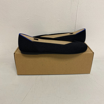 Rothy’s The Flat Round-Toe Ballet Flat Black Solid 001‑112 Size 9