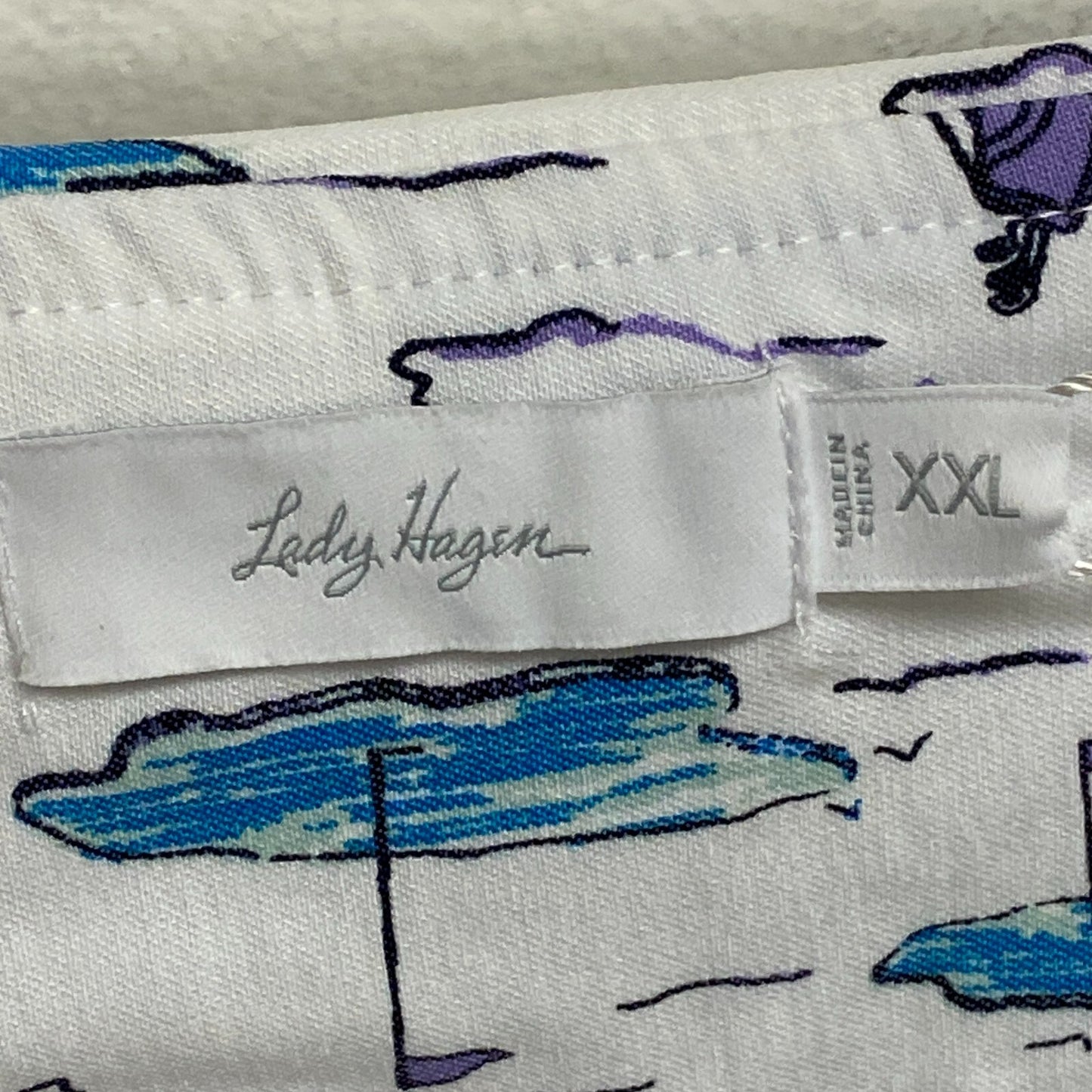 Calia Womens 17" Tummy Control Skort Island Multi Print WGH17430PS23