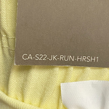 Calia Womens Ruched 2 in 1 Short Lemon Chiffon Run Solid Stylish WAX12279