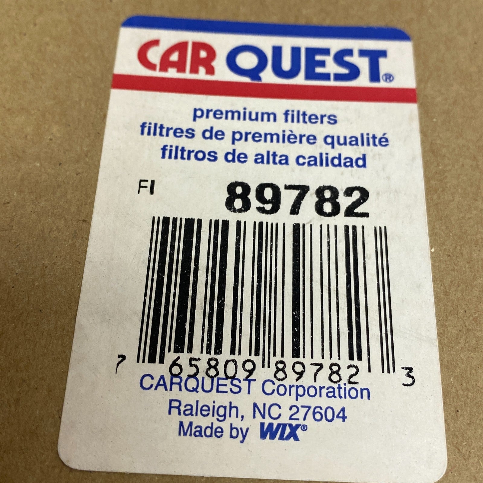 Carquest Premium Cabin Air Filter 89782