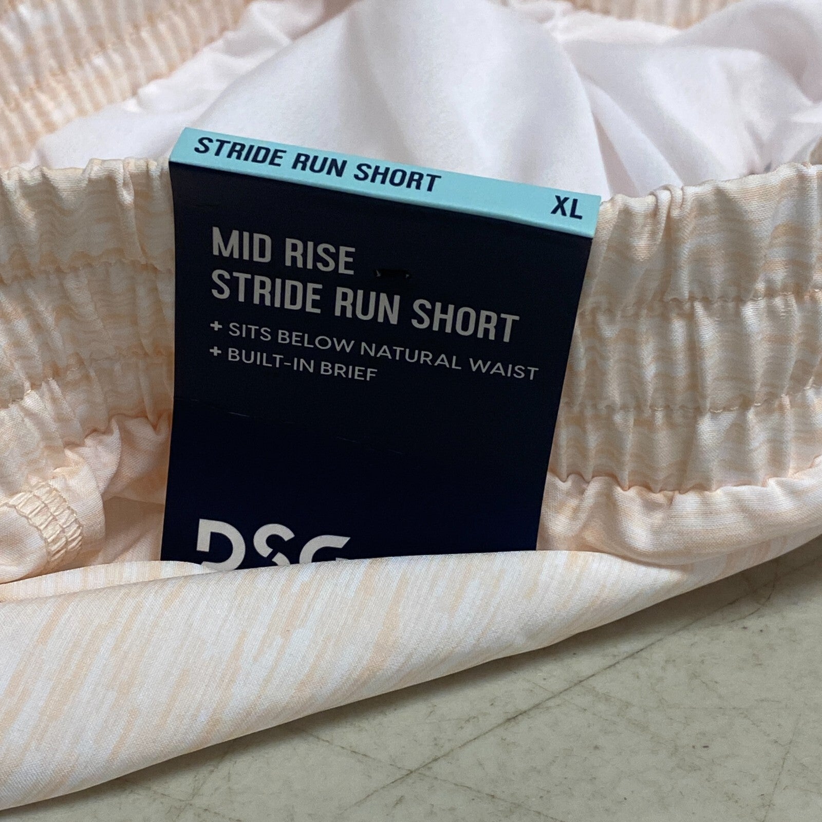 DSG Girl's Stride Short Peach Milk Heather DAG12116PRT Solid Summer BRAND NEW