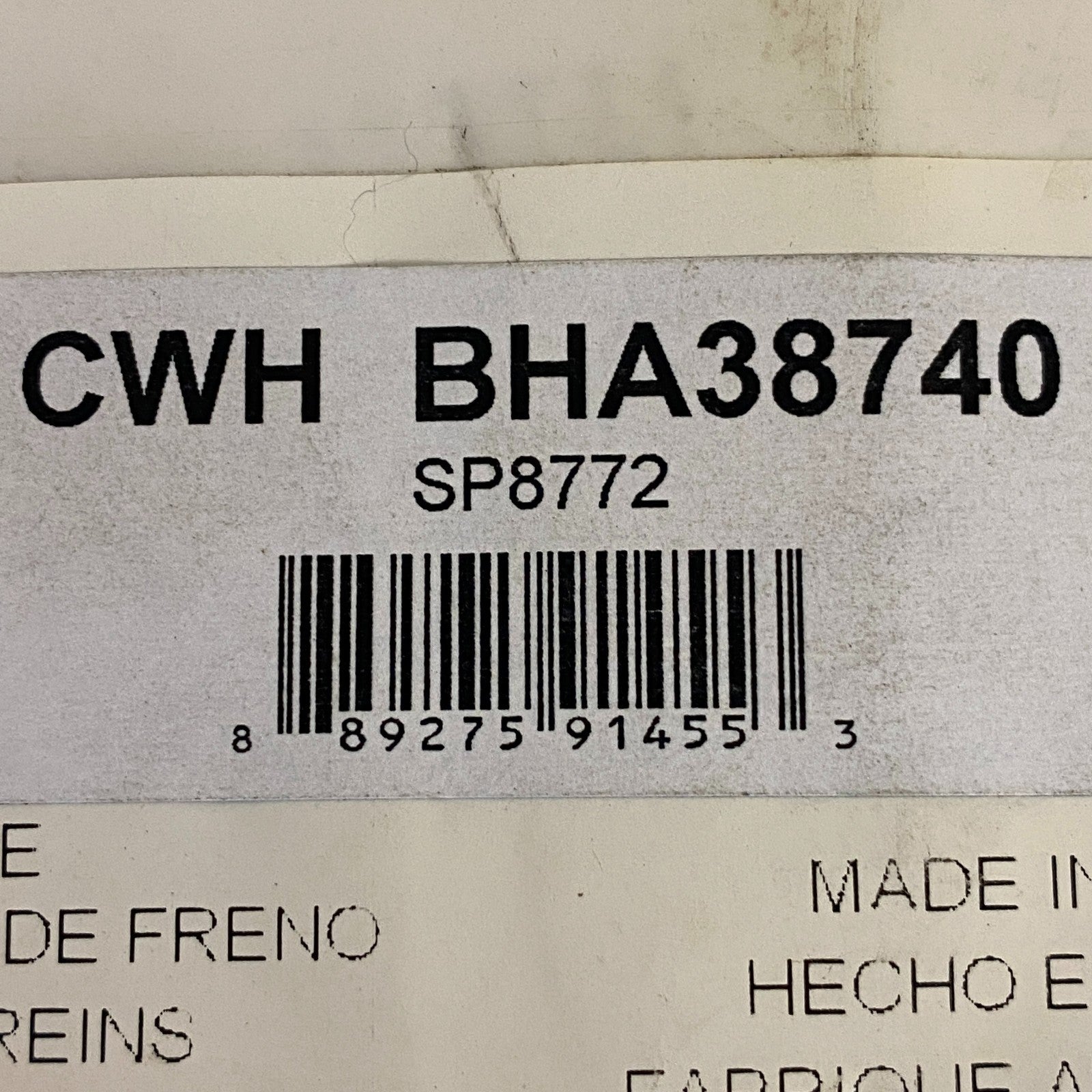 CARQUEST Premium Brake Hose Assembly Black DOT Rated BHA38740