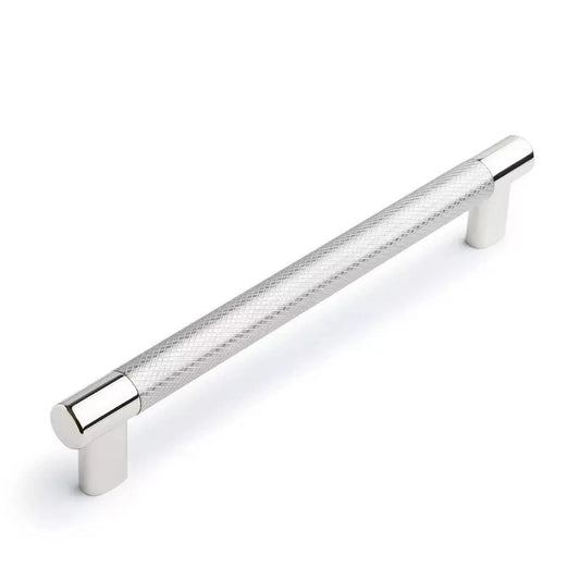 Signature Hardware 8" Jerico Cabinet Pull Polished Nickel/Stainless Steel
