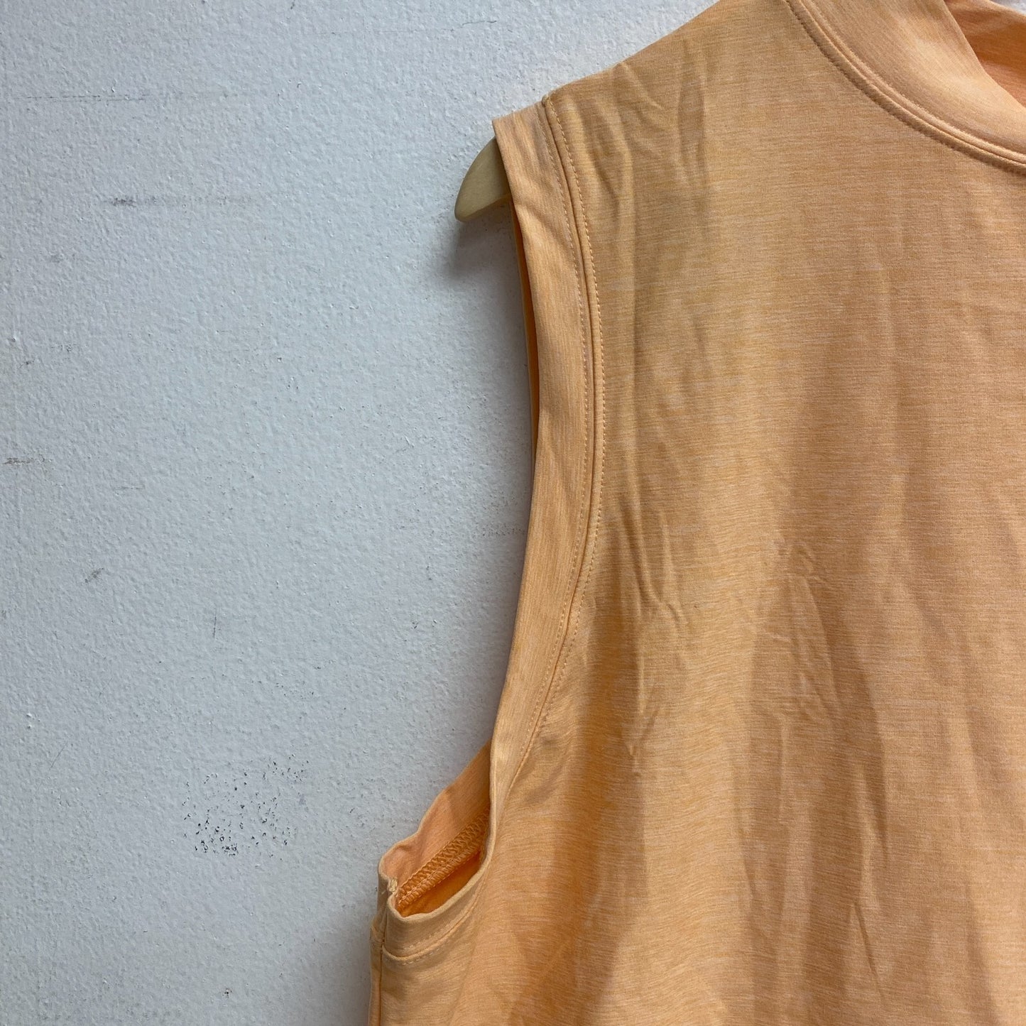 CALIA Women's Relaxed Fit Lustra Lux Mock Neck Tank Apricot Wash WAX31295