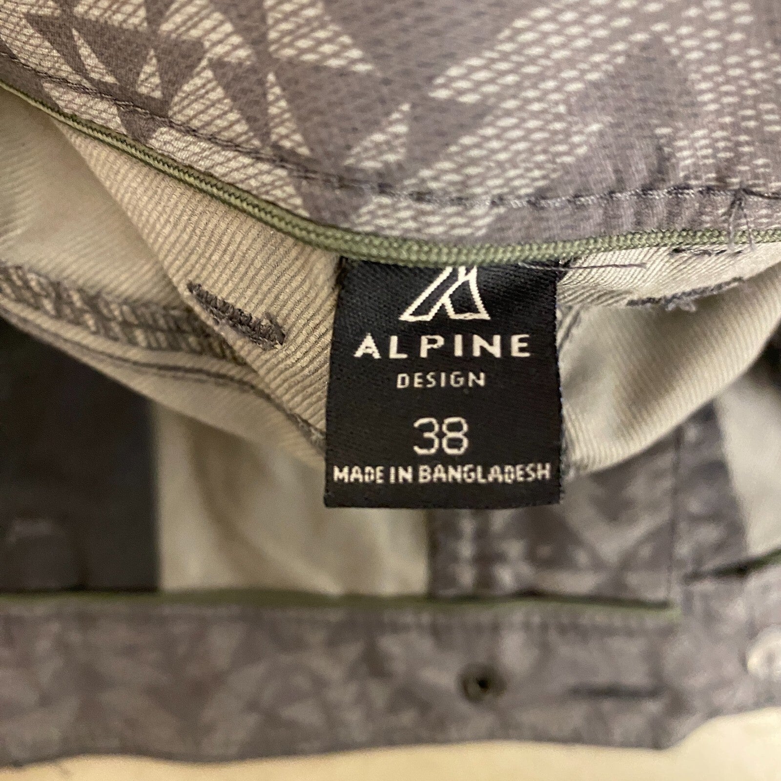Alpine Design Men's AD Trailhead Tech Short PRT Water Geo/Griffin ADM11803P New!