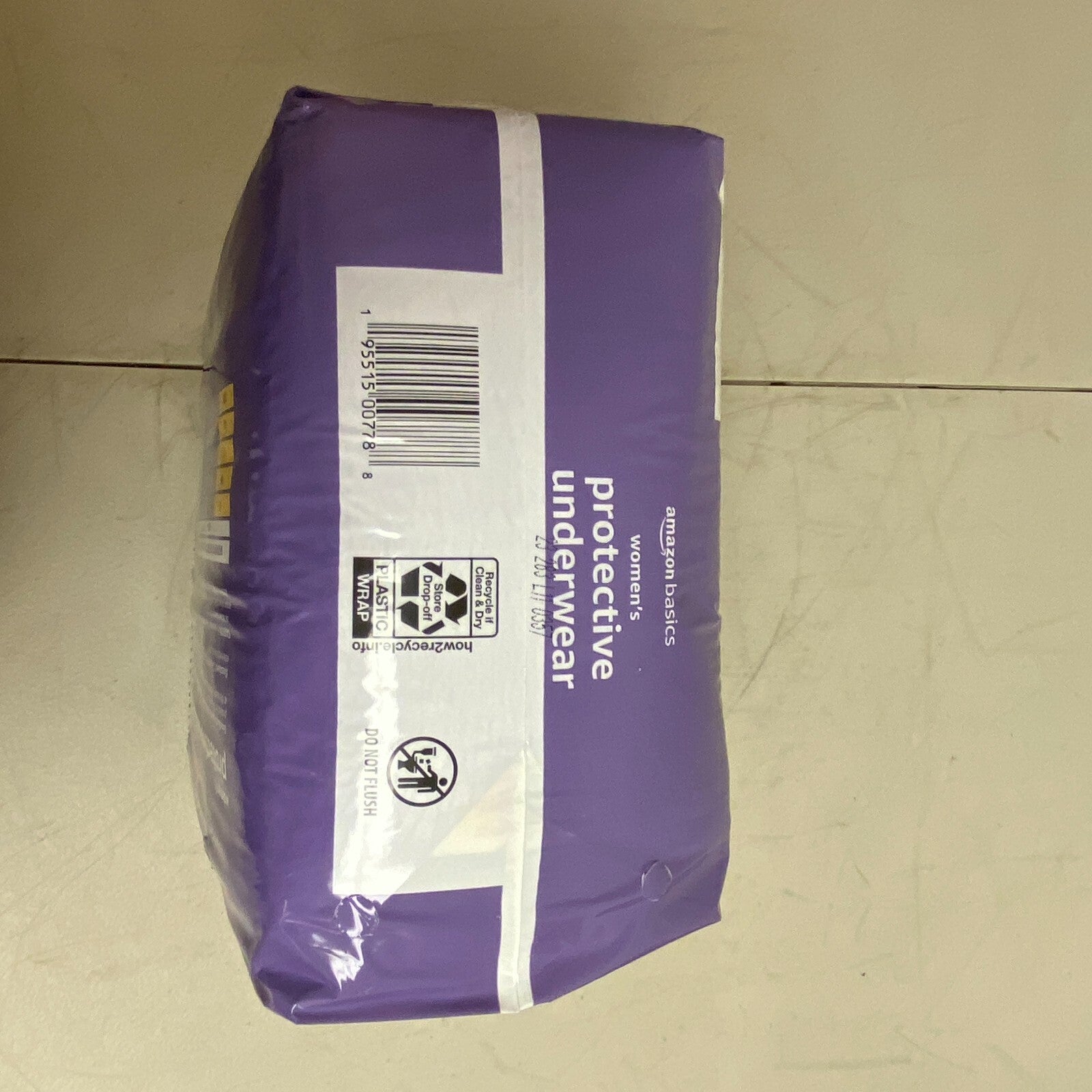 Basics Incontinence & Postpartum Underwear for Women, Large, 44 ct