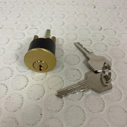 Signature Hardware Roman Entrance Door Set – Lever, Satin Brass, Left‑Hand