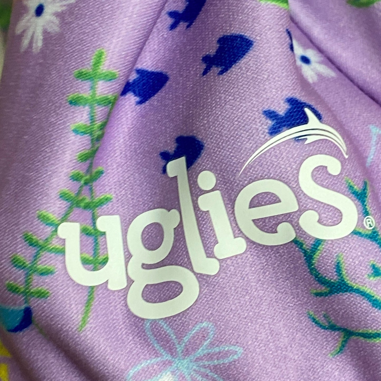 Dolfin Uglies Swimsuit Girl Kids Bathing Suit Purple Narwhal DS9510
