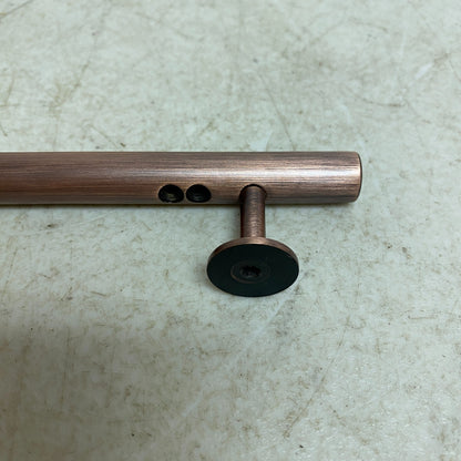 Signature Hardware 6" DIEHL ADJUSTABLE ROUND BRASS DRAWER PULL- ANTIQUE COPPER