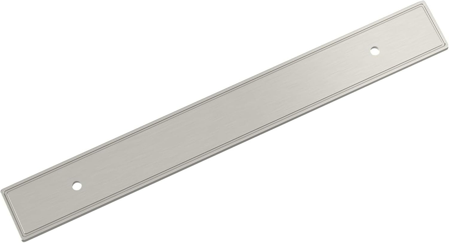 Signature Hardware Contemporary Backplate Satin Nickel 160mm 6-5/16" BP37604G10