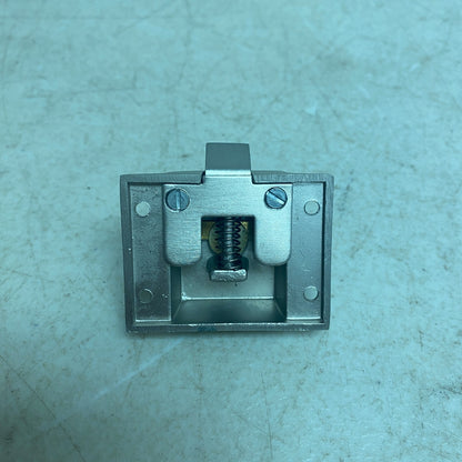 Signature Hardware Pitkin Brass Cabinet Latches with Oval Knob - Brushed Nickel