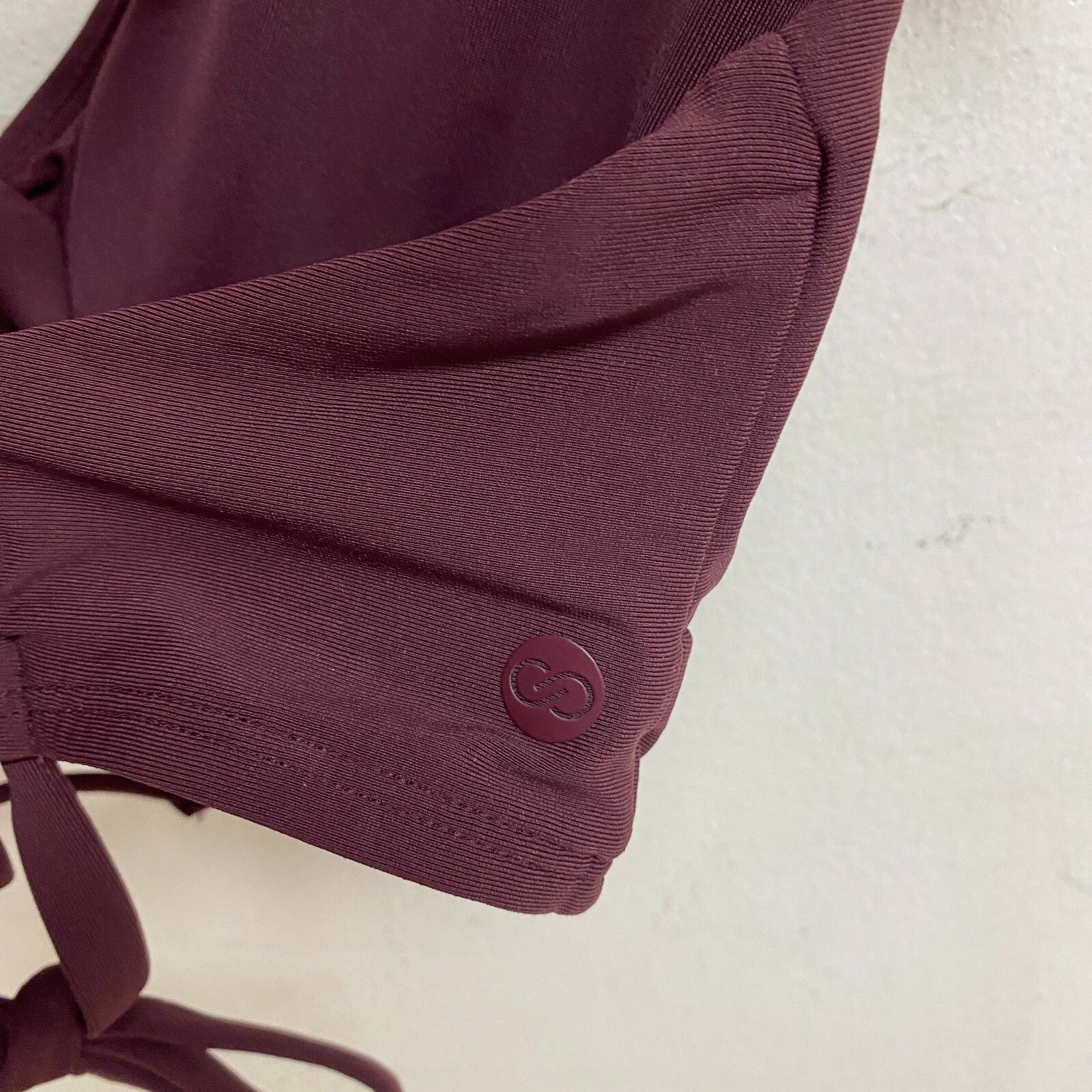 Calia Women's Triangle Bikini Top Wine WSA23201