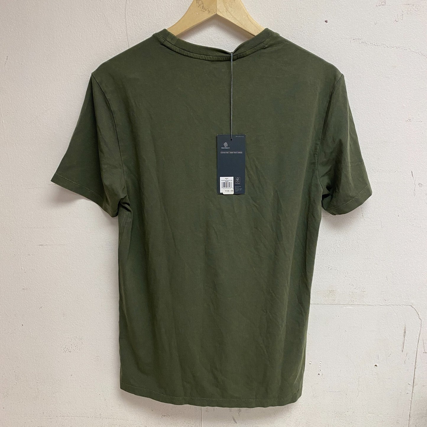 VRST Men's Essential Pocket Tee Green MAX100354 BRAND NEW