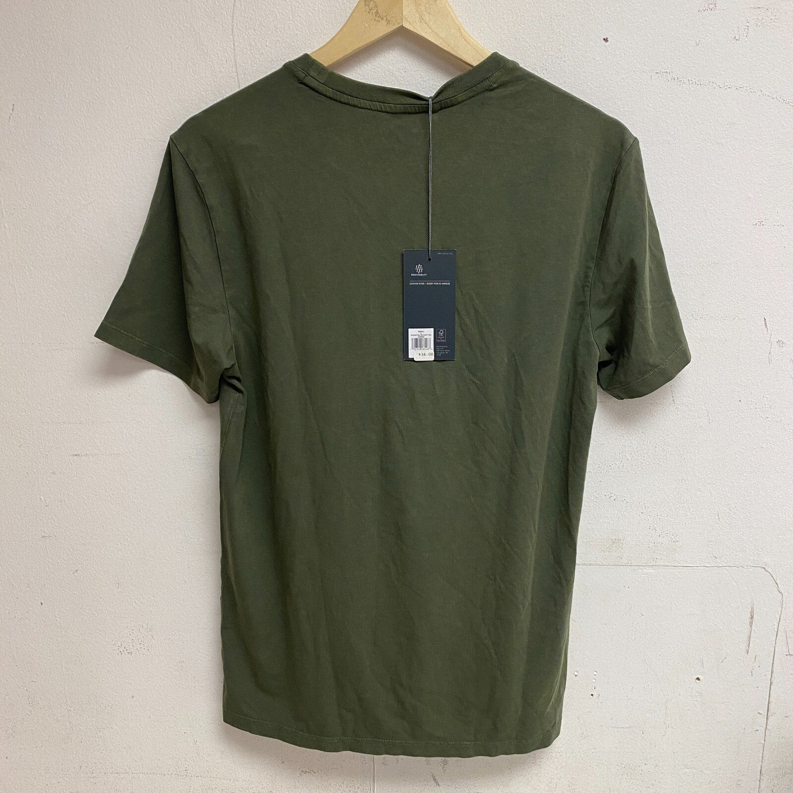 VRST Men's Essential Pocket Tee Green MAX100354 BRAND NEW