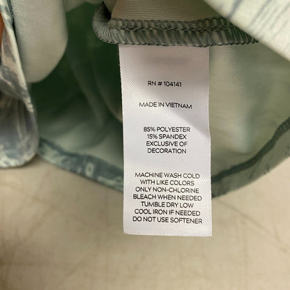 Alpine Design Women's Zip Half Sleeve Shirt Print Mineral Jade/FLoral ADW13196P