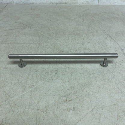 Signature Hardware 10'' Diehl Adjustable Round Brass Drawer Pull Brushed Nickel