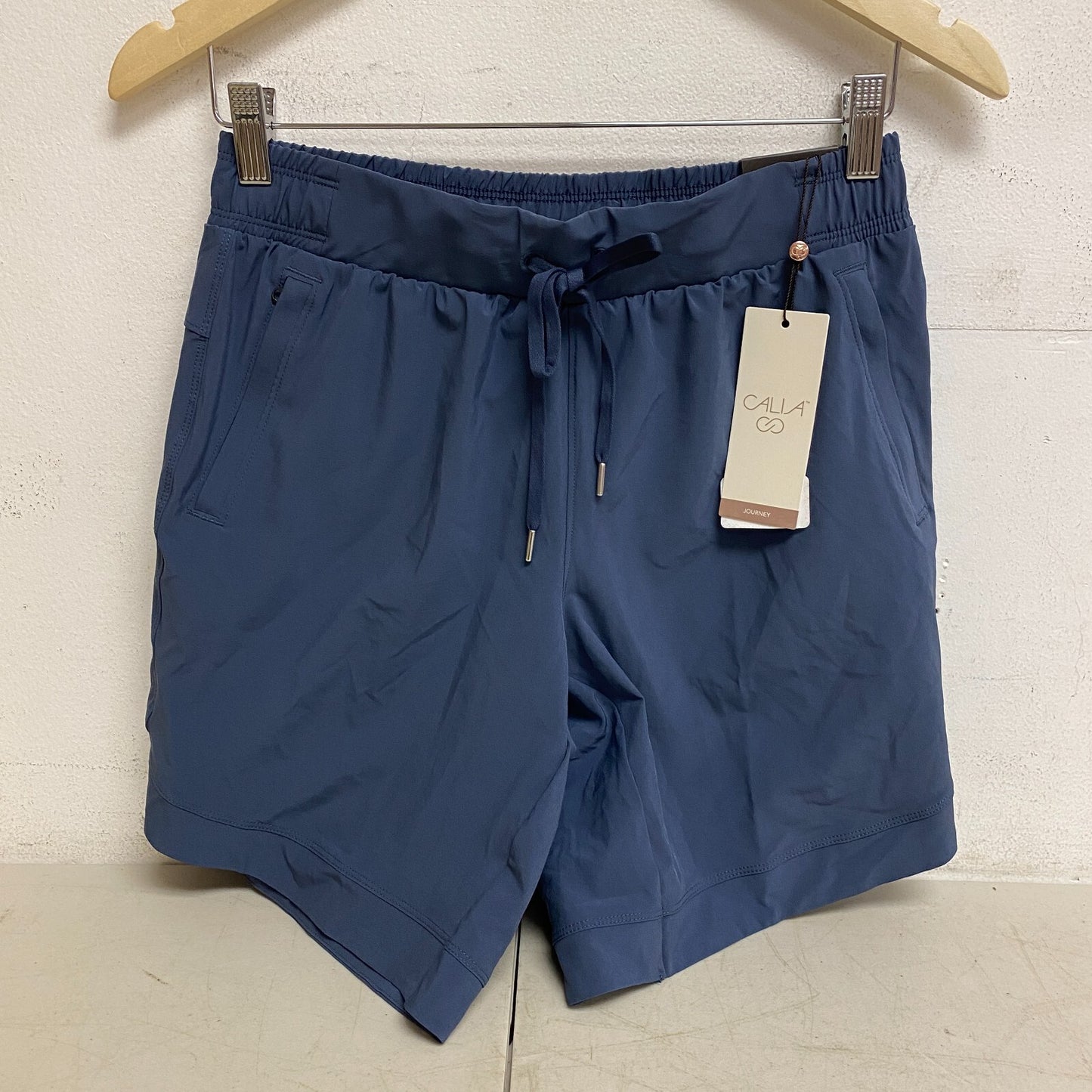 Calia Women's Journey Truelight Woven Bermuda Short Ardosia Slate WAX12174 NEW