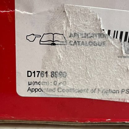 Brembo P85125N Premium Ceramic Rear Brake Pads OE 5Q0698451N Audi VW