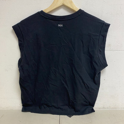 DSG Women's Everyday Relaxed Cotton Fashion Tank Pure Black DAW23302 New