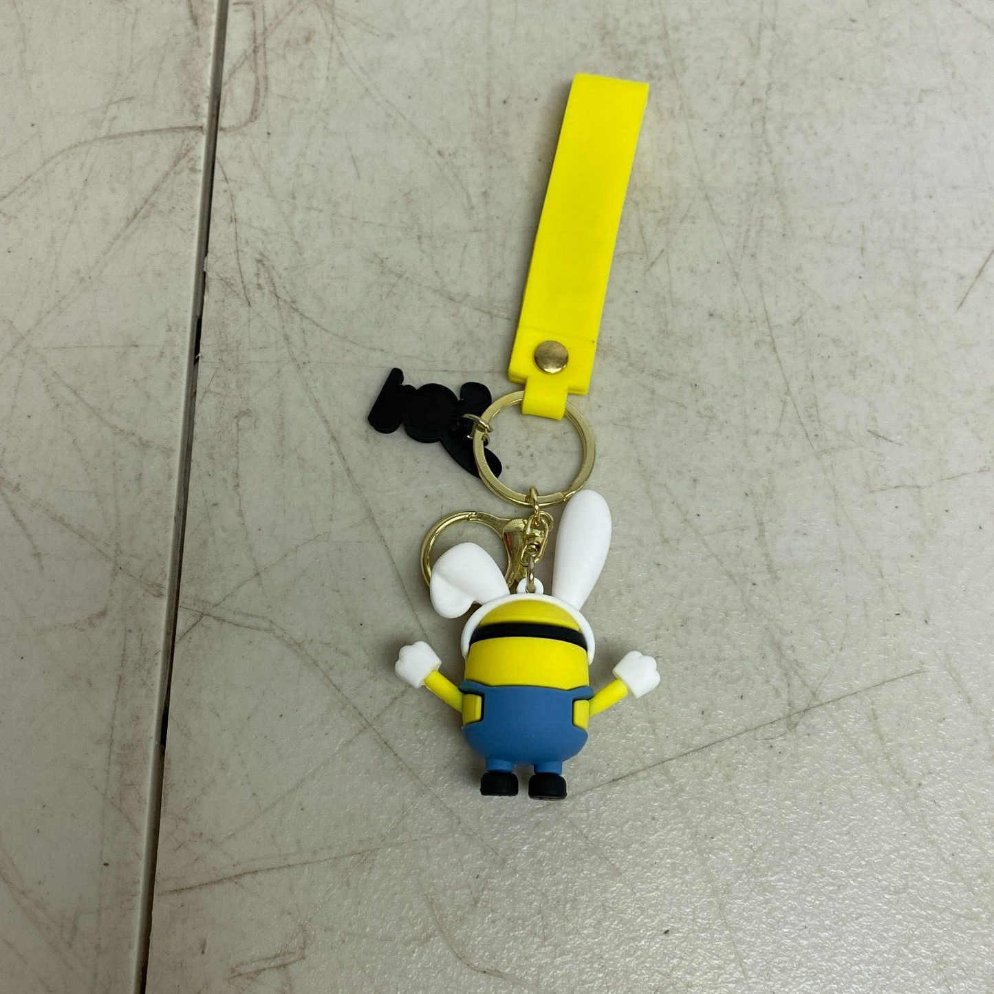 Assorted Silicone Despicable Me Minions Keychain Rabbit Minion Accessory
