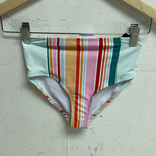 DSG Girls High Waist Swim Bottom Popsicle Stripe Multicolor Summer DSG8127