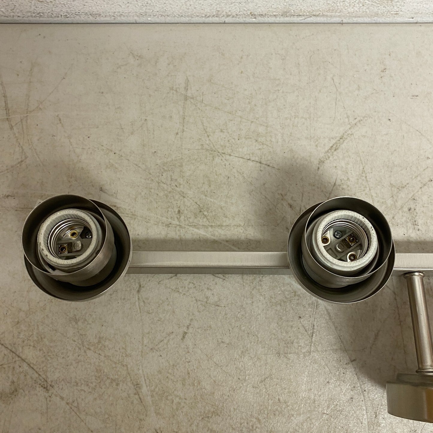 allen + roth Emeryson 4-Light Vanity Light Brushed Nickel Finish Clear Glass ...