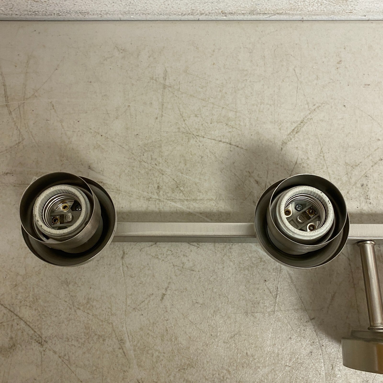 allen + roth Emeryson 4-Light Vanity Light Brushed Nickel Finish Clear Glass ...