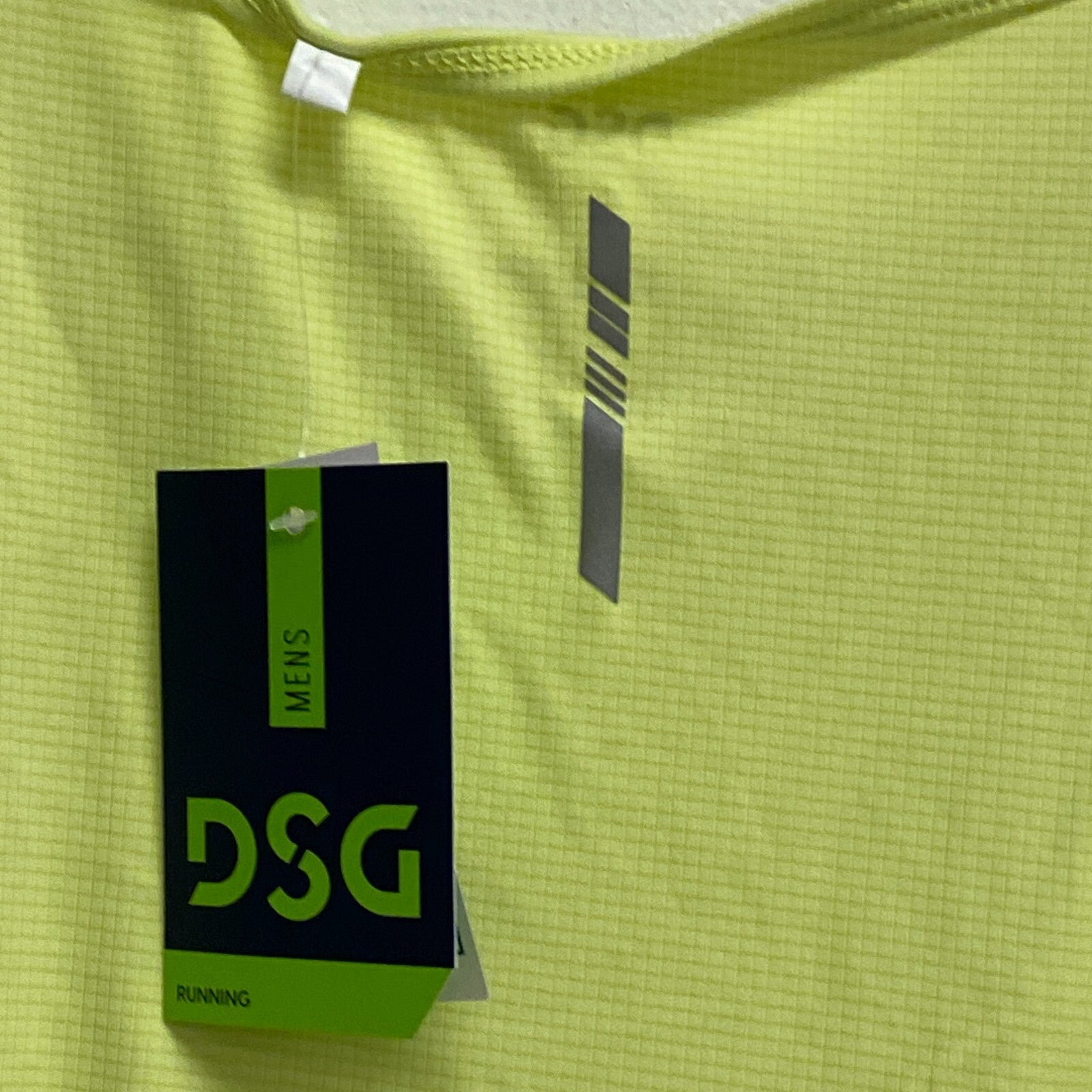 DSG Men's Running  Polyester Tank  Round Neck Fresh Lime DAM22206 Brand New