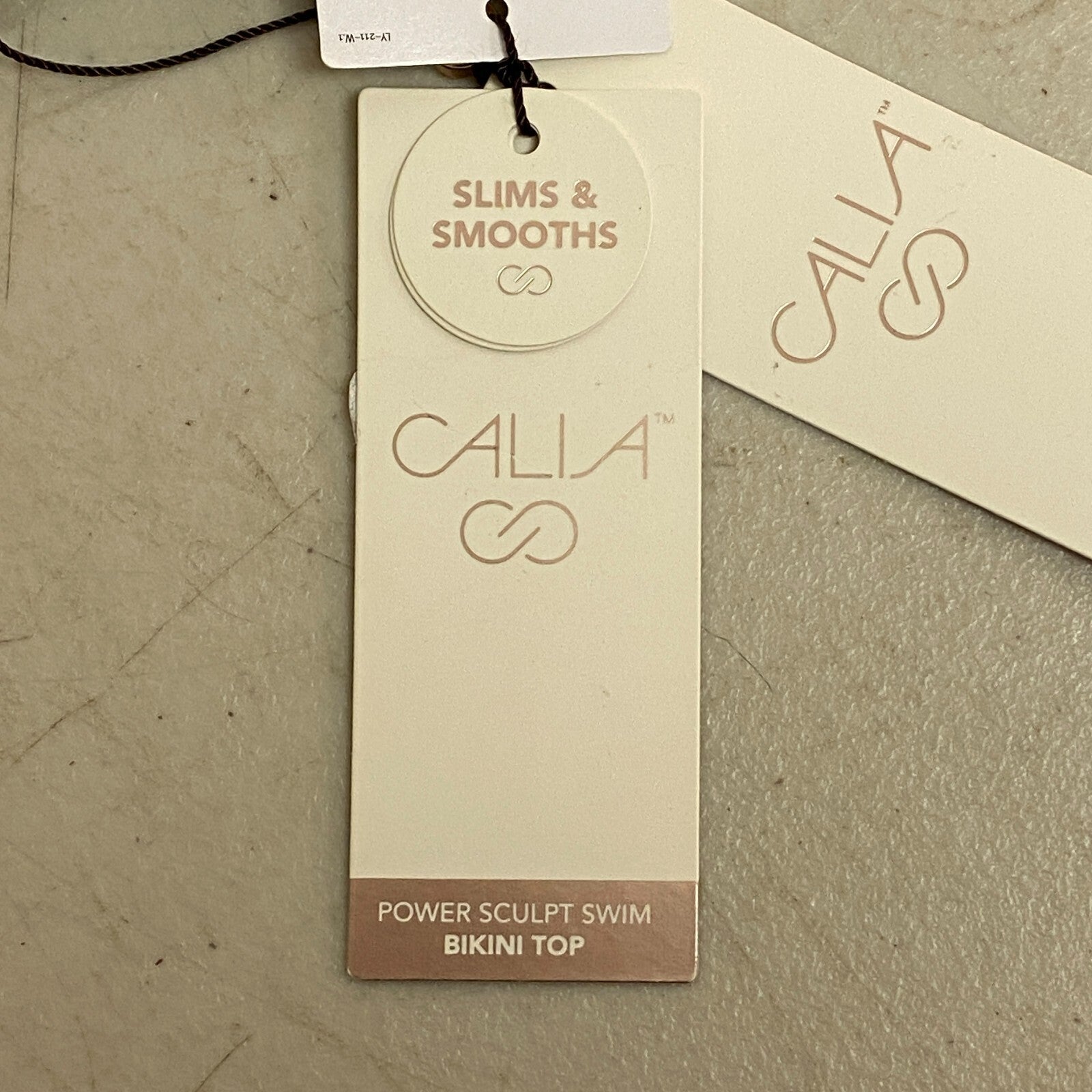 Calia Womens Powersculpt Swim Bikini Top Painterly Floral Multi WSA22208PRT