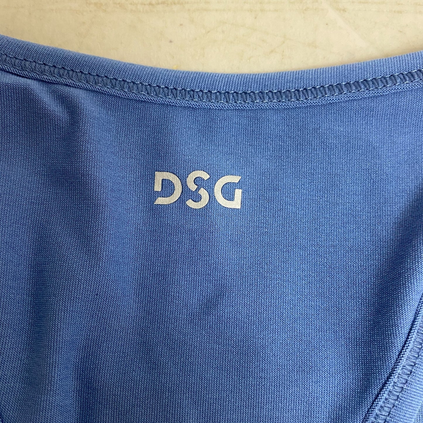 DSG Girls Performance Everyday Relaxed Fit Ruched Tank Basin Blue DAG13123 New