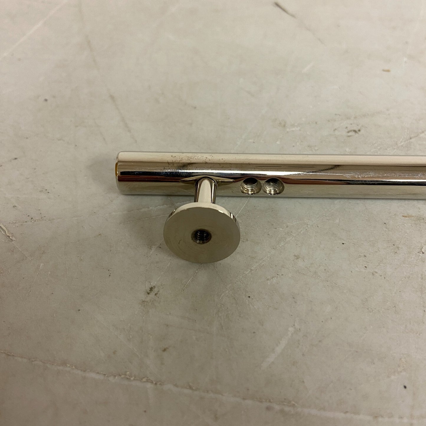 SIGNATURE HARDWARE 8" Diehl Adjustable Round Brass Drawer Pull - Polished Brass