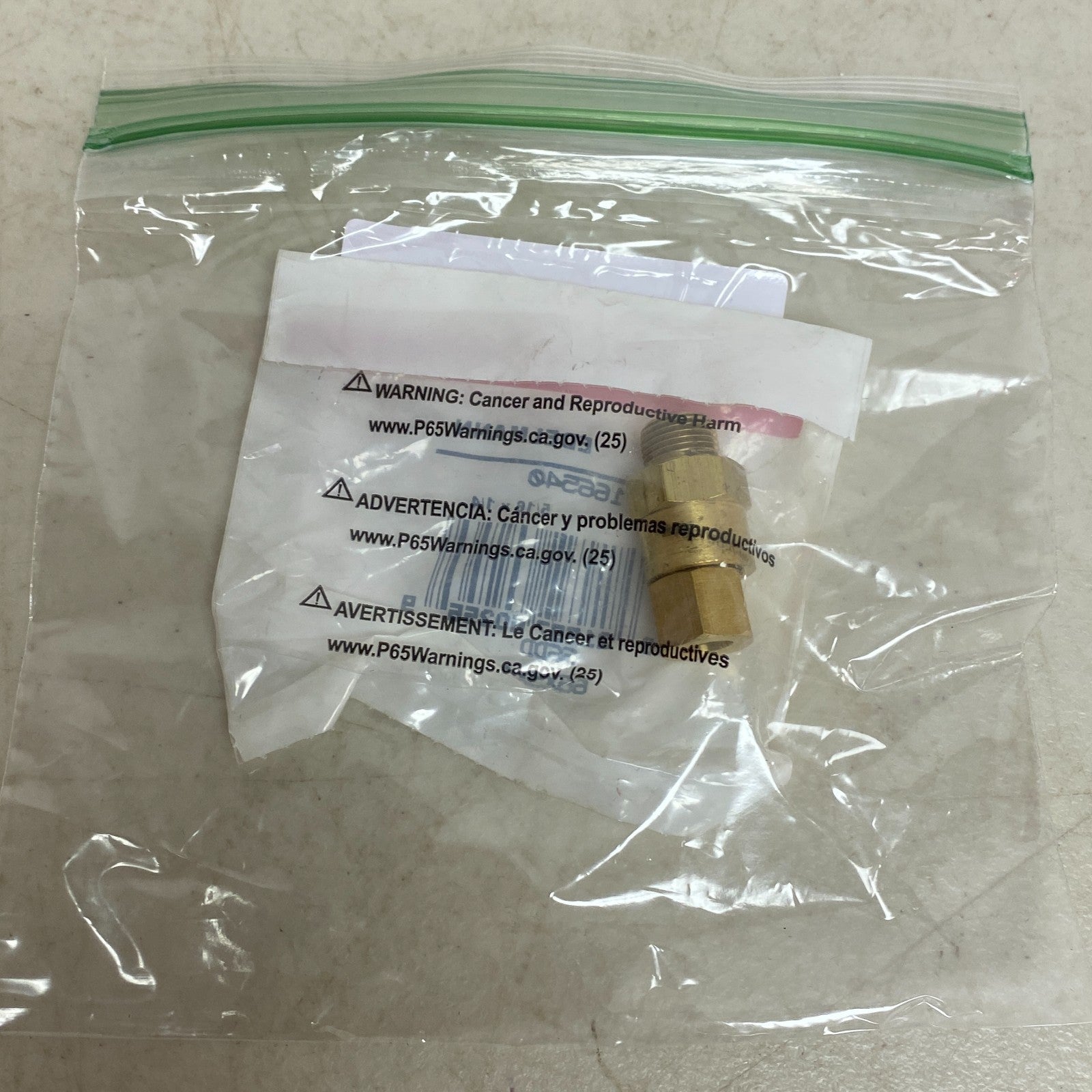 Edelmann 166540 Brass Compression Fitting 5/16″ Tube × 1/4-18 Thread (Single)