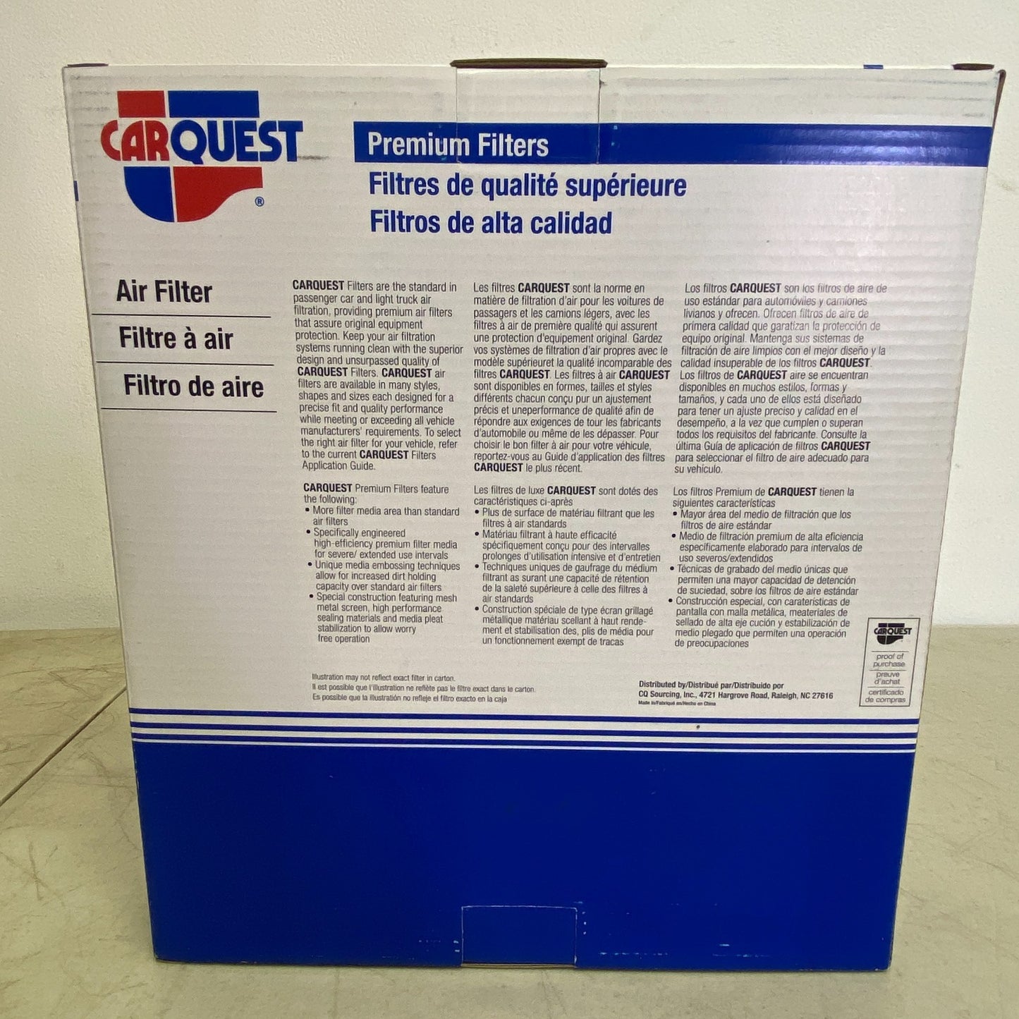 Carquest R83894 Premium Engine Air Filter Fits LaCrosse Regal Allure New