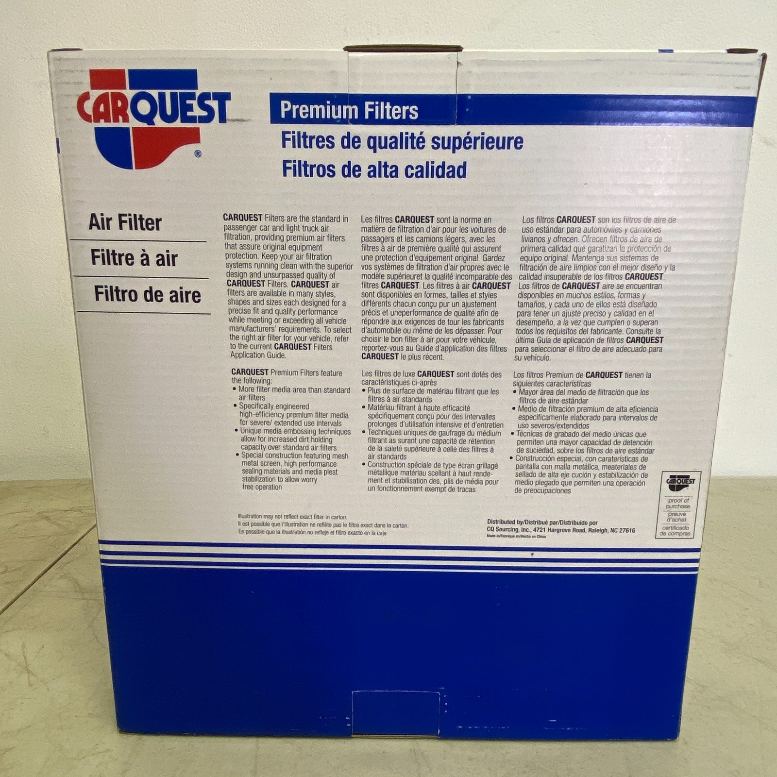 Carquest R83894 Premium Engine Air Filter Fits LaCrosse Regal Allure New