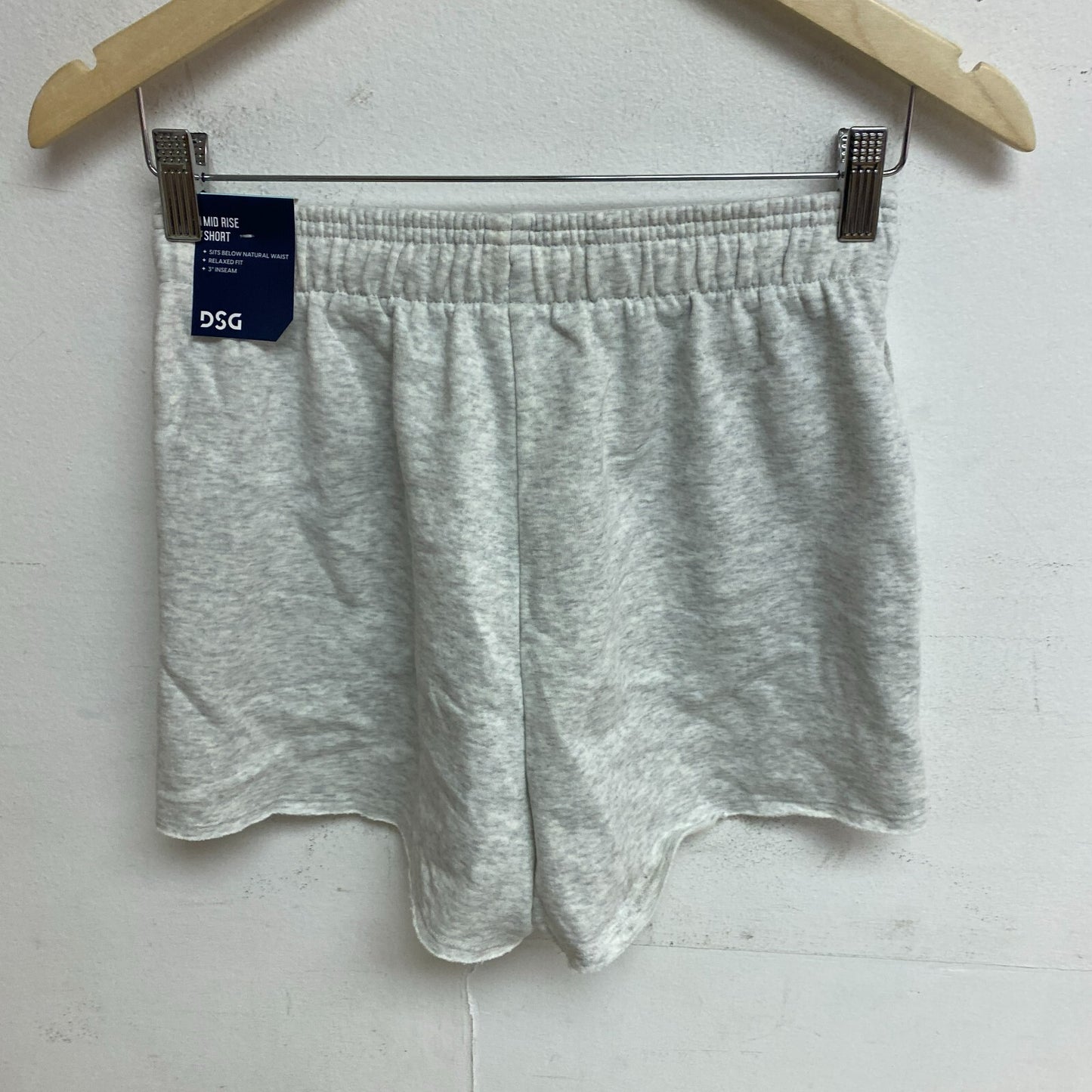 DSG Women's Boyfriend Fleece Shorts Light Heather Grey DAW114317ZH