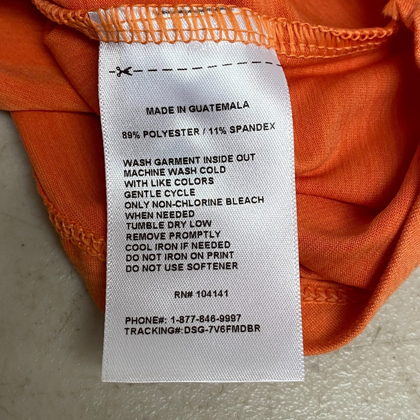 DSG Girl's Performance Relaxed Graphic Tank Sweet Persimmon Future DAG11103SD