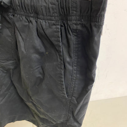 DSG 6" Men's Casual Cotton Short Pure Black Solid  DAM13135