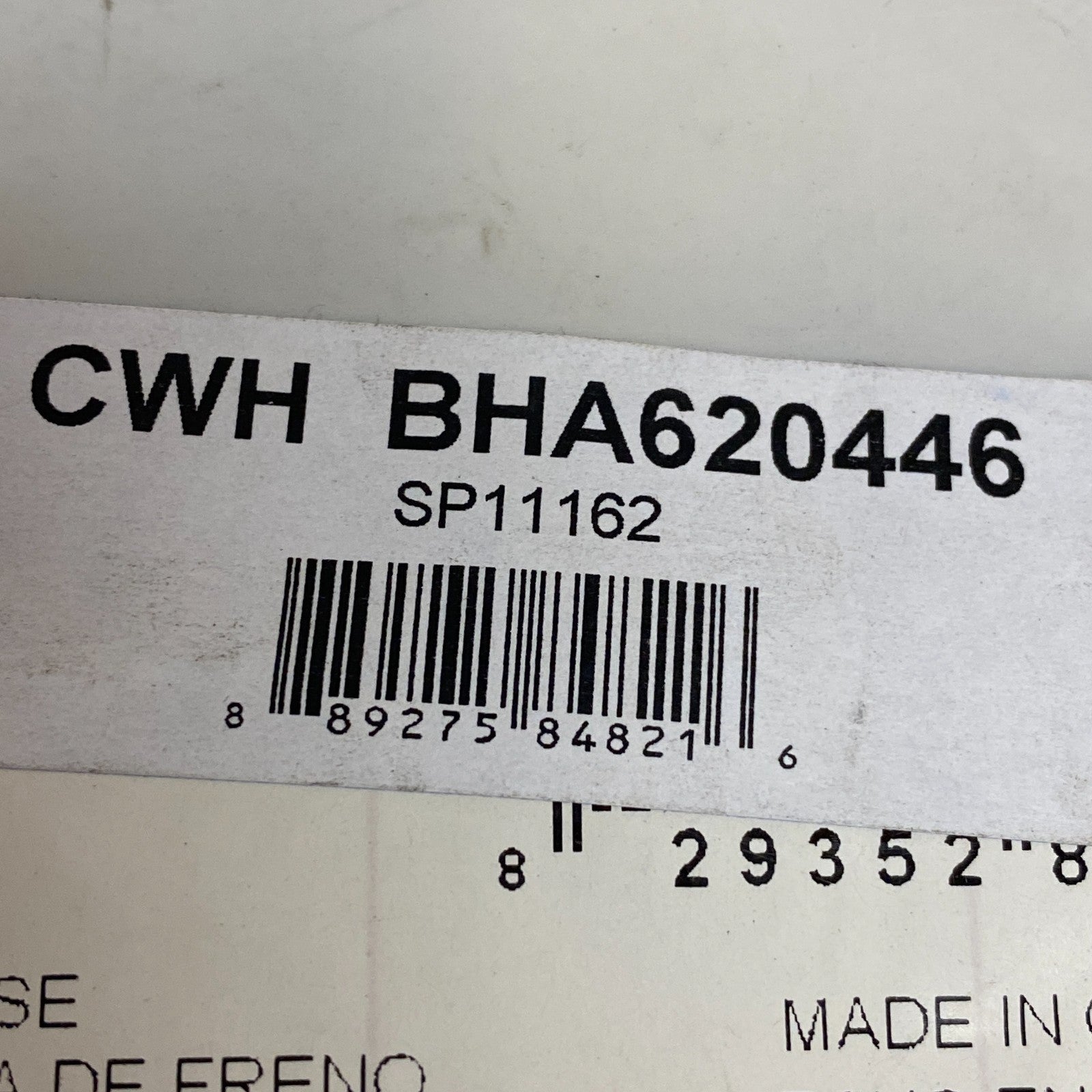 CARQUEST Brake Hydraulic Hose Black EPDM Rubber Model BHA620446