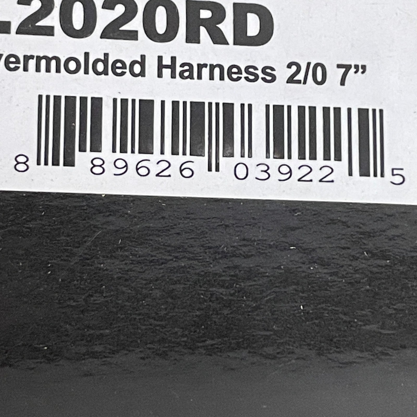 Automann Overmolded Battery Harness 2/0 Gauge 7″ Black Heavy-Duty 178.2020BK