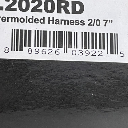 Automann Overmolded Battery Harness 2/0 Gauge 7″ Black Heavy-Duty 178.2020BK