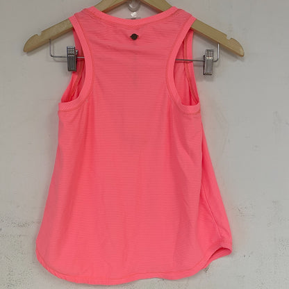 CALIA Womenâs Drop Needle Shirttail Tank Top Coral Splash WAX11165 Activewear