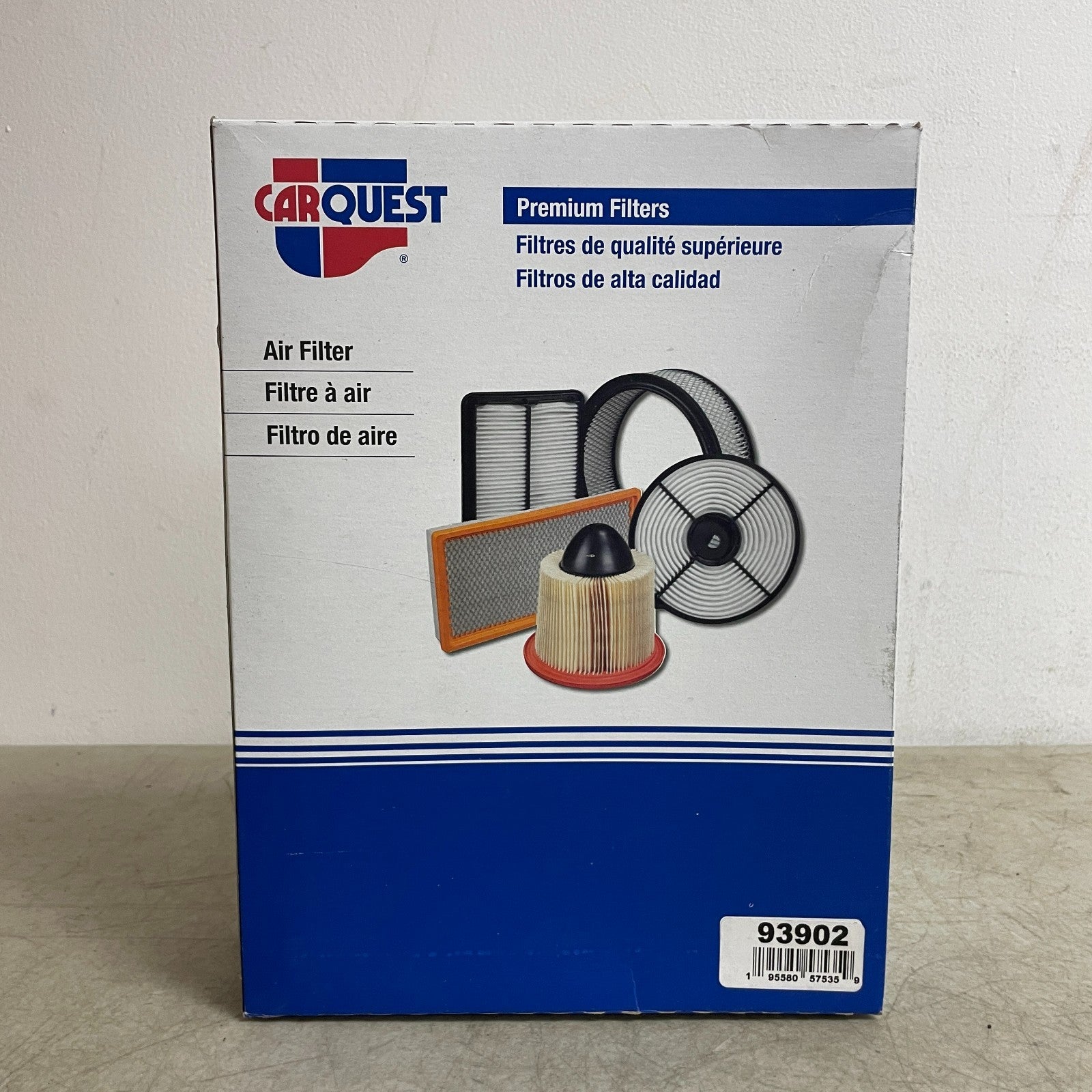Carquest 93902 Premium Engine Air Filter OE Fit 12.09" × 8.24" × 1.68"