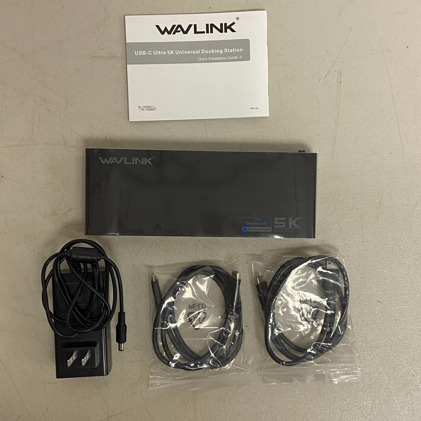 WAVLINK USB C/USB 3.0 Universal Docking Station Dual Monitor Windows Mac 60Hz