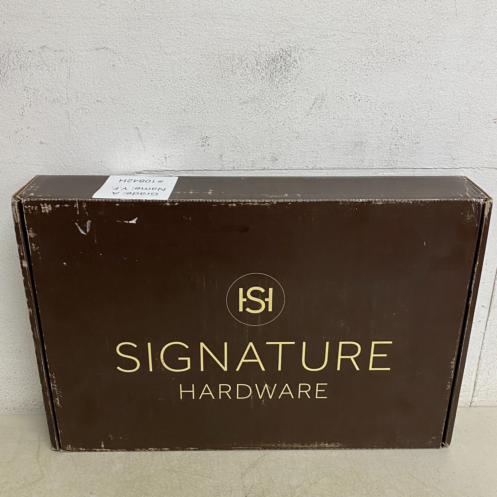 Signature Hardware Lentz Widespread Bathroom Faucet Body-Less Handles-Brushed..