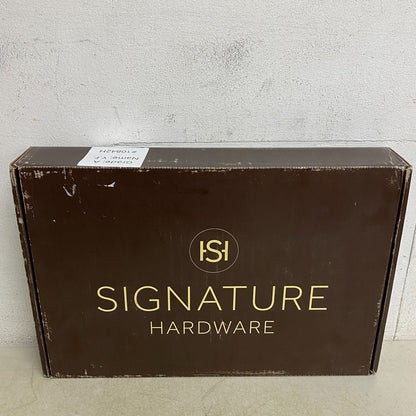 Signature Hardware Lentz Widespread Bathroom Faucet Body-Less Handles-Brushed..