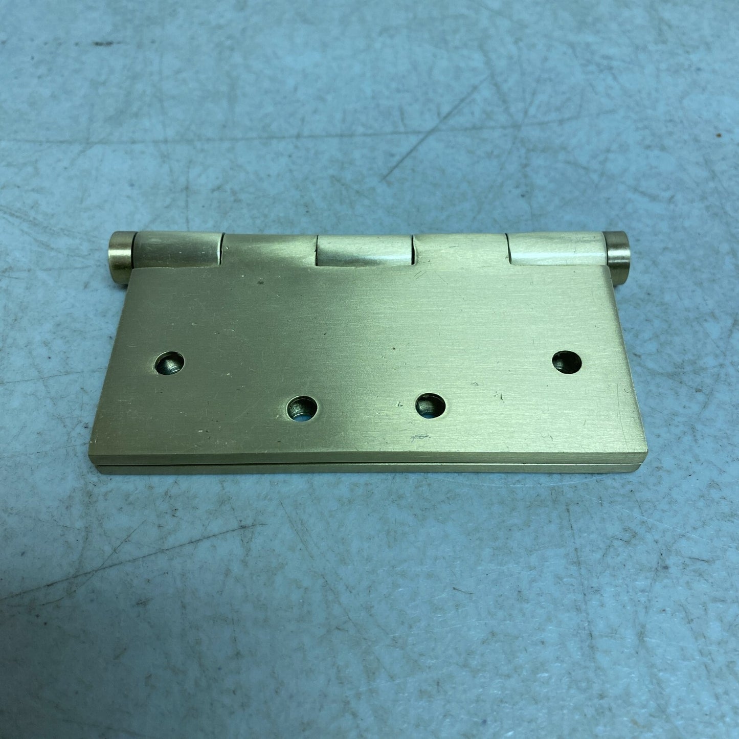 Signature Hardware 4" Solid Brass Mortise Door Hinge - Satin Brass