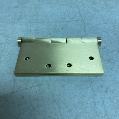 Signature Hardware 4" Solid Brass Mortise Door Hinge - Satin Brass